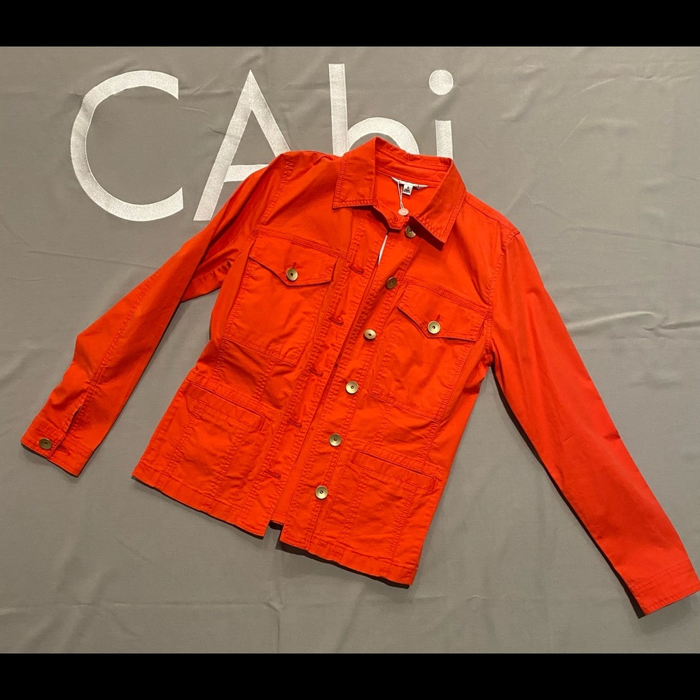 NWT CAbi Taylor Jacket.  Perfect layer for late Spring or early Fall evenings.